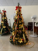 Árvore de Natal Dobrável + BRINDE🎄 - (Completa Com Bolinhas, Pisca Pisca e Fitas) -  [FRETE GRÁTIS]